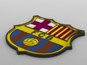 barcelona logo 3D Model