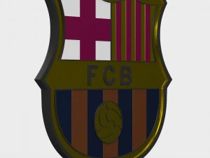 logo Barcelona Model 3D