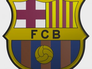 barcelona logo 3D मॉडल