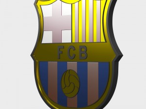 barcelona logo 3D मॉडल