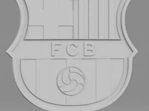 barcelona logo 3D मॉडल