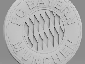 bayern munchen logo 3D Model