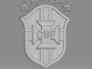 brasil logo 3D Model