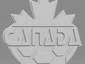 canada logo Model 3D