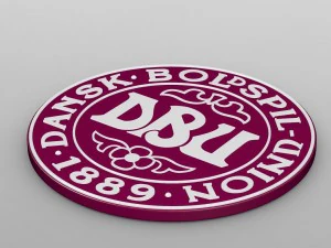 logotipo dinamarquês Modelo 3D