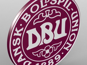 danish logo 3D 모델