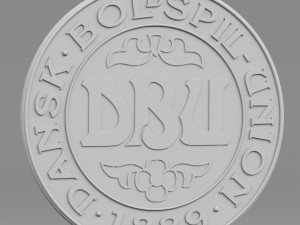 danish logo 3D 모델