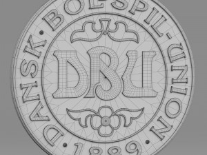 danish logo 3D 모델