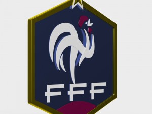 france logo Modelo 3D