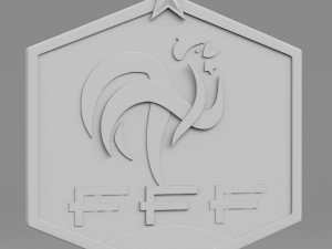 france logo Modelo 3D