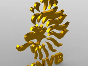 logotipo da Holanda Modelo 3D
