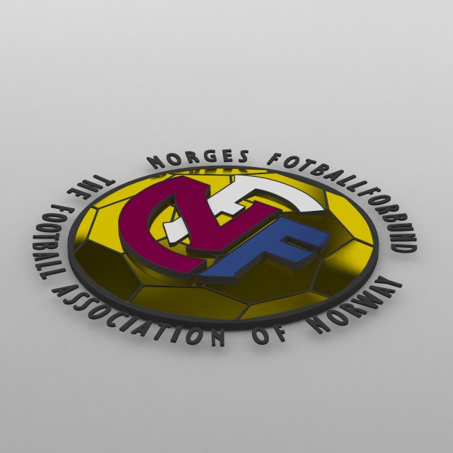 norway logo 3D-Modell .c4d .max .obj .3ds .fbx .stl .blend 