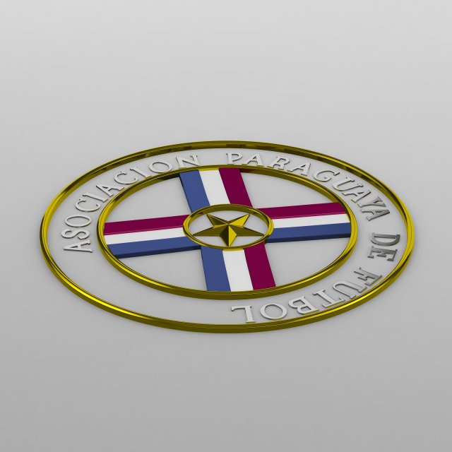 paraguaya logo 3D Model .c4d .max .obj .3ds .fbx .stl .blend