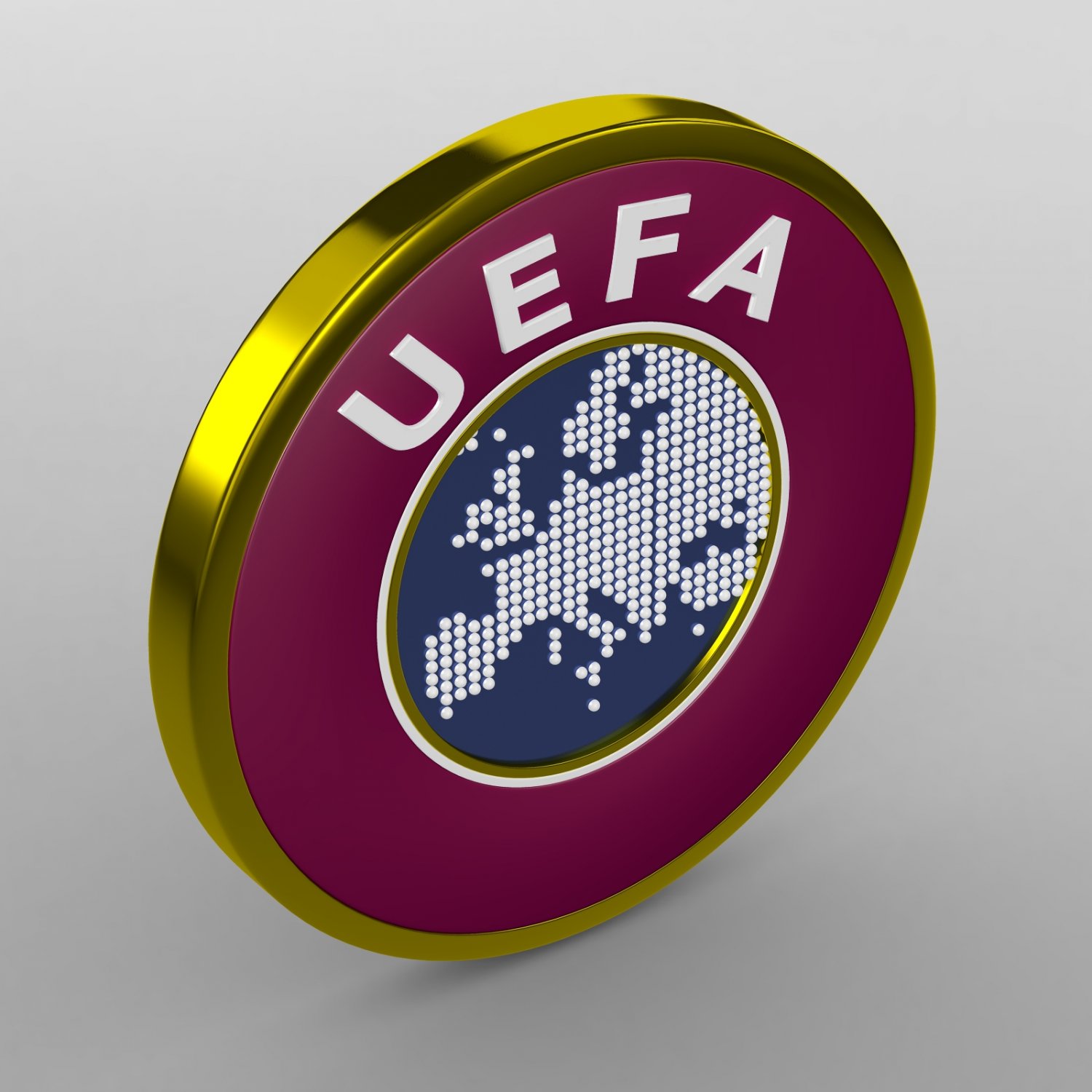 uefa logo 3D Model in Sports Equipment 3DExport