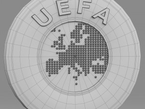uefa logo 3D Модель