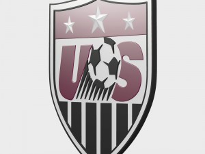 usa logo 3D 모델