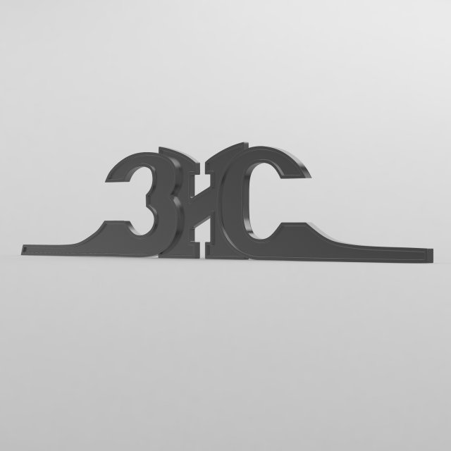zis logo 3 3D Model .c4d .max .obj .3ds .fbx .stl .blend 