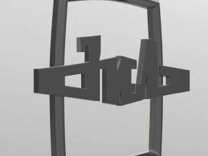 logotipo de zil Modelo 3D