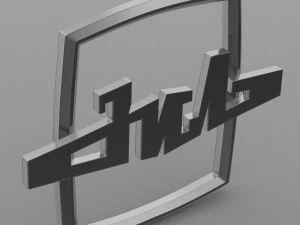 logotipo de zil Modelo 3D