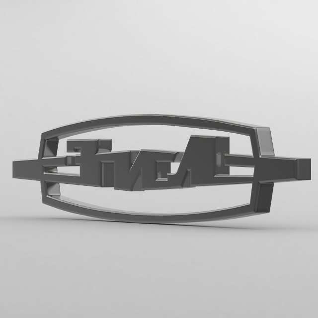 zil logo 2 3D Model .c4d .max .obj .3ds .fbx .stl .blend 