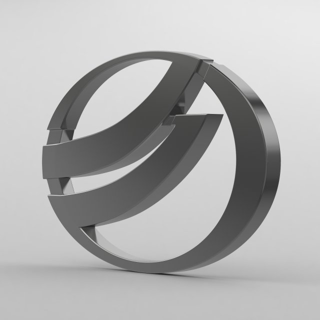 zaz logo 3D Model .c4d .max .obj .3ds .fbx .stl .blend