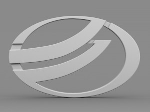 zaz logo 3D Model