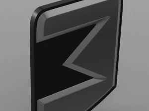 zaz logo 2 3D Model