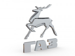 gaz logo 3D Model