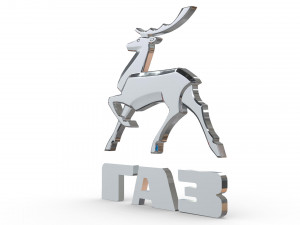 gaz logo 3D Model