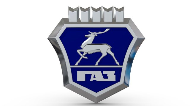 gaz logo 2 Modelo 3D .c4d .max .obj .3ds .fbx .stl .blend 