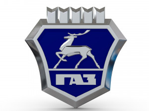 gaz logo 2 3D Model
