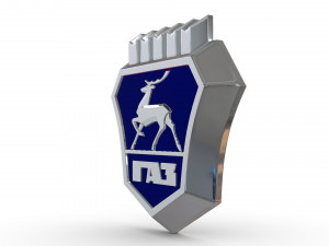 gaz logo 2 Modelo 3D