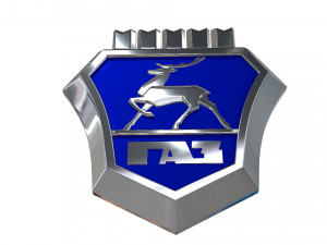gaz logo 2 Modelo 3D