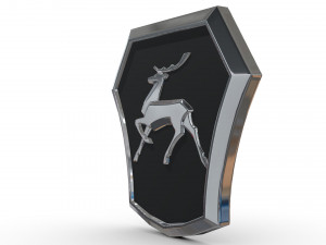 gaz logo 3 3D Model