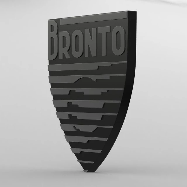 bronto logo 3D Model .c4d .max .obj .3ds .fbx .stl .blend