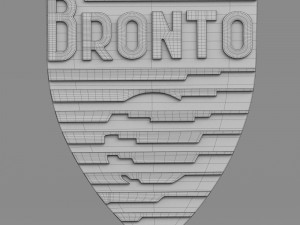 bronto logo 3D Модель