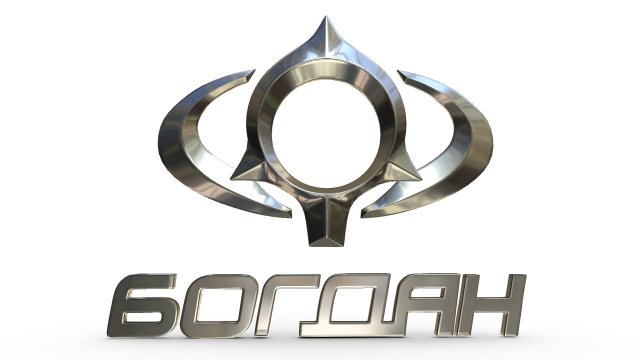 bogdan logo 2 3D-Modell .c4d .max .obj .3ds .fbx .stl .blend 