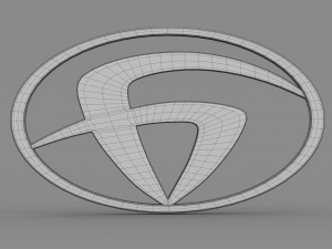 bzkt logo Modello 3D