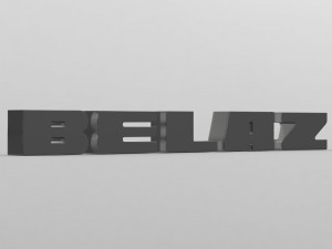 belaz logo Modelo 3D