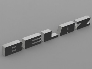 belaz logo Modelo 3D