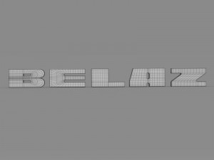 belaz logo Modelo 3D
