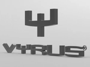 vyrus logo 3D Model