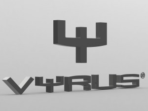 vyrus logo Model 3D