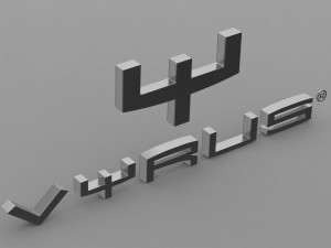 vyrus logo Model 3D