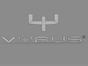 vyrus logo 3D Model