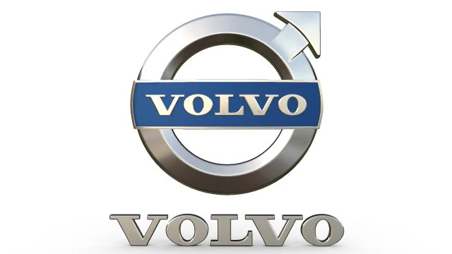 volvo logo 3D Model .c4d .max .obj .3ds .fbx .stl .blend 