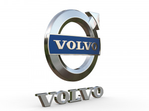 volvo logo Model 3D