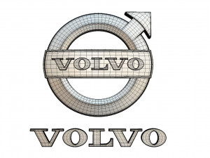 volvo logo Model 3D