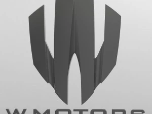w motors logo 3D Model