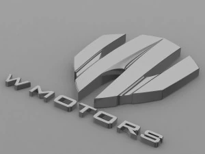 w motors logo 3D Model
